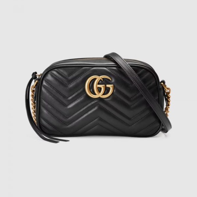 【人気アイテム☆】GUCCI グッチ 〔GGマーモント〕キルティング スモール ショルダーバッグ 447632 DTD1T 1000