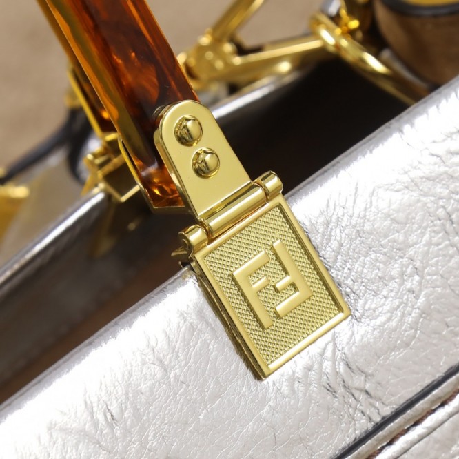 FENDI サンシャイン ミディアム トート バッグ レザー