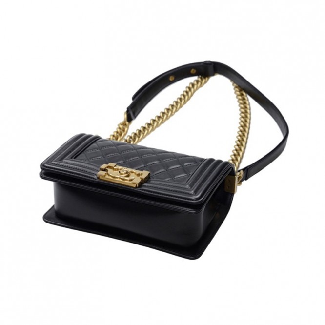 【人気商品】CHANEL シャネル ボーイシャネル スモールバッグ マットゴールド A67085 Y09939 94305