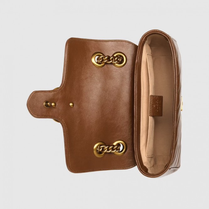 【数量限定☆】GUCCI グッチ 〔GGマーモント〕ミニ キルティング ショルダーバッグ ‎446744 0OLFT 2535