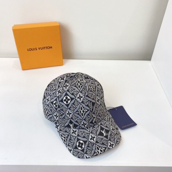 ルイ・2021年最新のキャップ LV ロゴキャップ スポーツ帽子 男女兼用 日よけ 野球帽 帽子 ベースボールキャップ