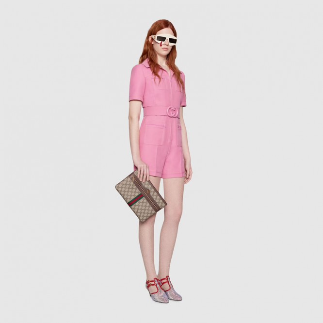 【在庫僅か☆】GUCCI グッチ 〔オフィディア〕GGスプリーム ポーチ 517551 96IWS 8745
