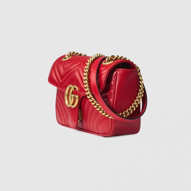 【芸能人愛用☆】GUCCI グッチ 〔GGマーモント〕キルティング スモール ショルダーバッグ 443497 DTDIT 6433