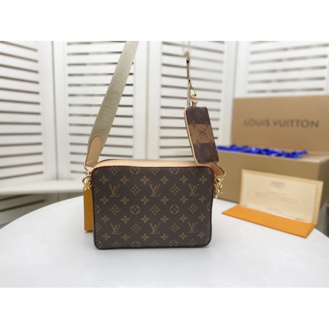 22SS【LV×NIGO】トリオ・メッセンジャーM45965