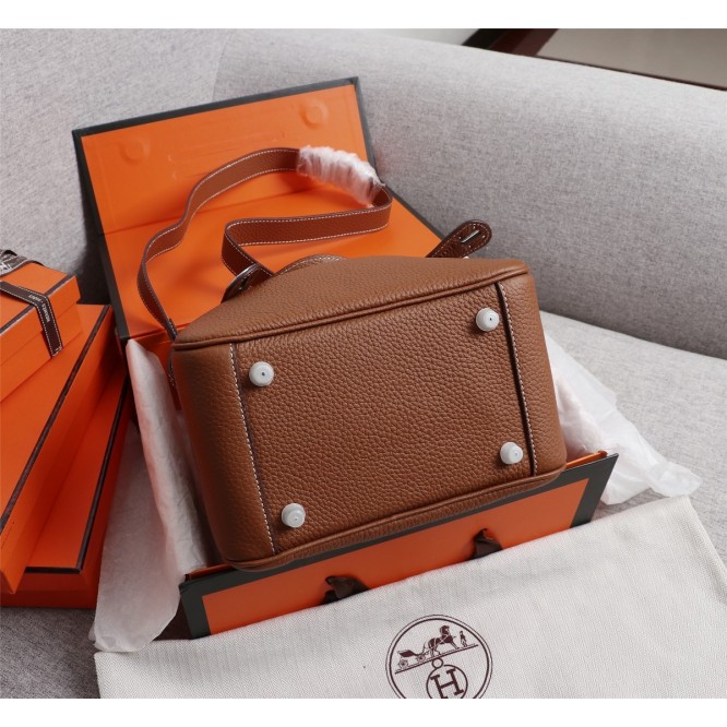 ★超入手困難★HERMES エルメス Lindy Mini リンディ ミニ ハンドバッグ ショルダーバッグ ブラウン H079086CK18-2
