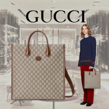 GucciインターロッキングG ミディアム トートバッグ674155 
