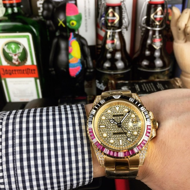 Rolex ロレックス メンズ GMTマスター 2836-2 ムーブメント搭載！TSH-2001P600-RO176