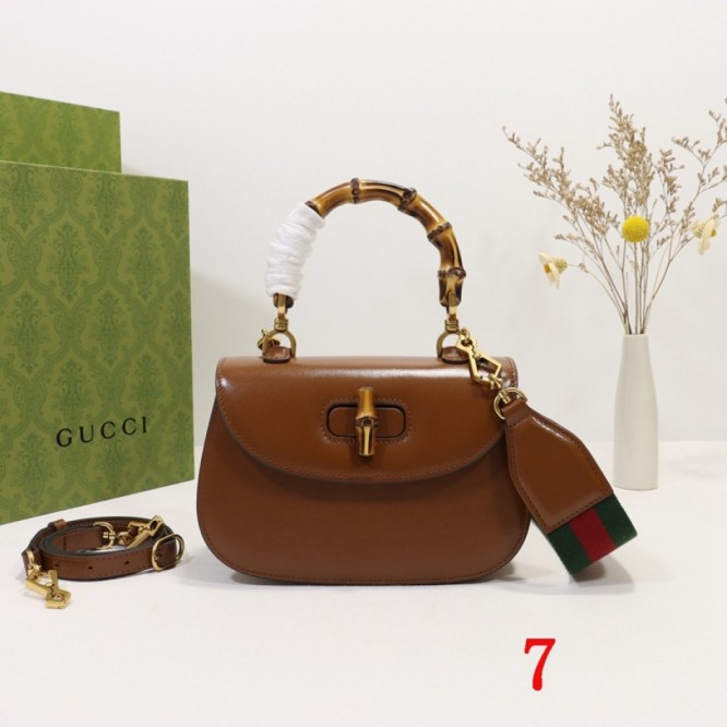 Gucci〔グッチ バンブー 1947〕 スモール トップハンドルバッグ ‎675797 