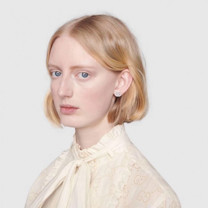 【GUCCIグッチ】ダブルG イヤリング