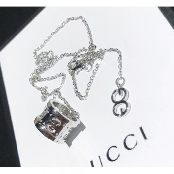 GUCCI ネックレス シルバー ユニセックス