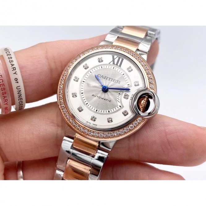 CARTIER レディースウォッチ タンクアメリカンウォッチ ミニウォッチ、クォーツムーブメント、ダイヤモンド、レザーストラップ Cartier060