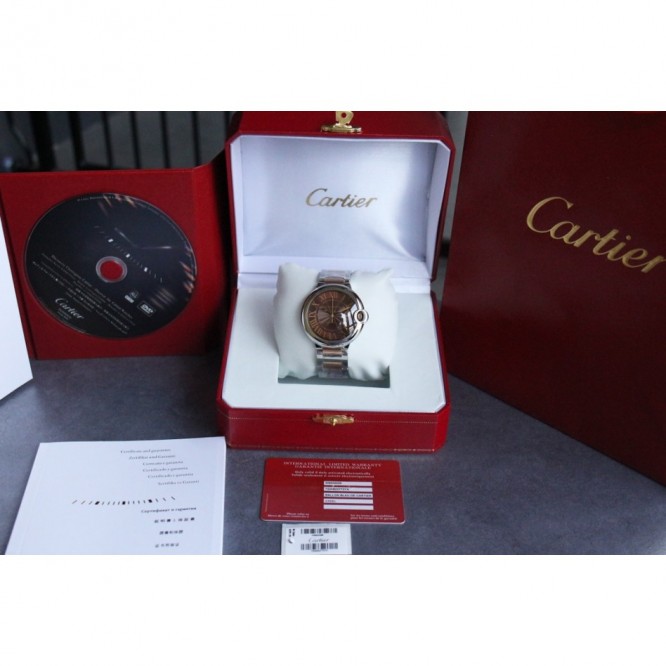 CARTIER レディースウォッチ タンクアメリカンウォッチ ミニウォッチ、クォーツムーブメント、ダイヤモンド、レザーストラップ Cartier054