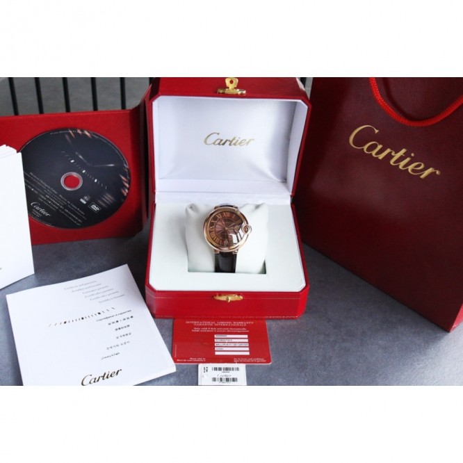 CARTIER レディースウォッチ タンクアメリカンウォッチ ミニウォッチ、クォーツムーブメント、ダイヤモンド、レザーストラップ Cartier053