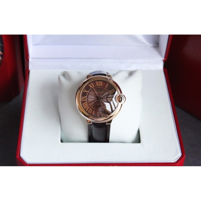 CARTIER レディースウォッチ タンクアメリカンウォッチ ミニウォッチ、クォーツムーブメント、ダイヤモンド、レザーストラップ Cartier053