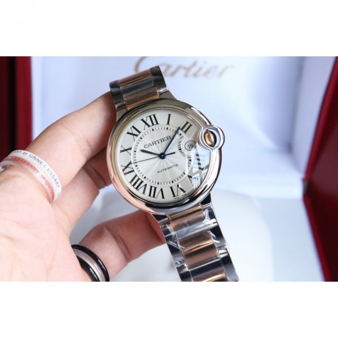 CARTIER レディースウォッチ タンクアメリカンウォッチ ミニウォッチ、クォーツムーブメント、ダイヤモンド、レザーストラップ Cartier046
