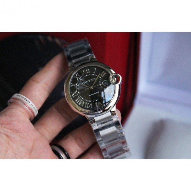 CARTIER レディースウォッチ タンクアメリカンウォッチ ミニウォッチ、クォーツムーブメント、ダイヤモンド、レザーストラップ Cartier044