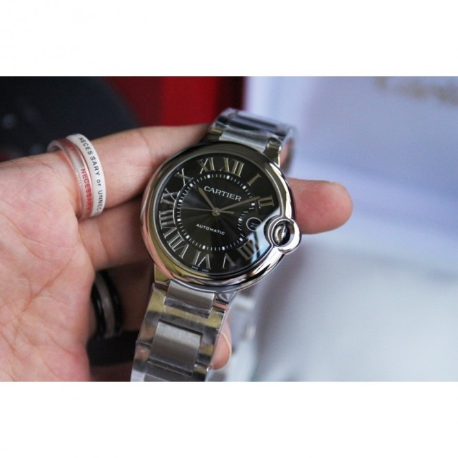 CARTIER レディースウォッチ タンクアメリカンウォッチ ミニウォッチ、クォーツムーブメント、ダイヤモンド、レザーストラップ Cartier044
