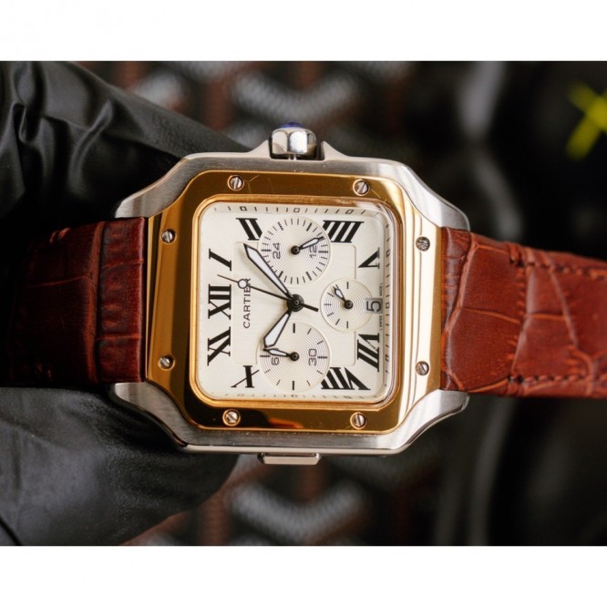 CARTIER サントス-デュモン ウォッチの腕時計 40mm*12mmcal