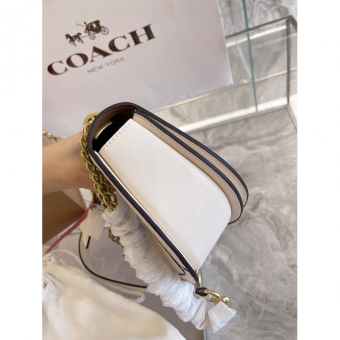 Coachコーチ・最新の女の子エイリーサドルバッグキャンバスと