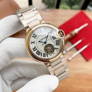 CARTIER BallonBleu バロンブルードゥカルティエ サントス-デュモン ウォッチの女性の腕時計