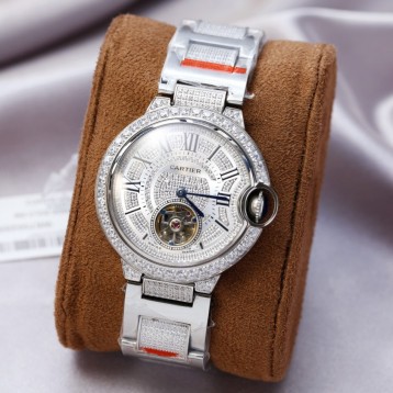 CARTIER BallonBleu バロンブルードゥカルティエ サントス-デュモン ウォッチの女性の腕時計