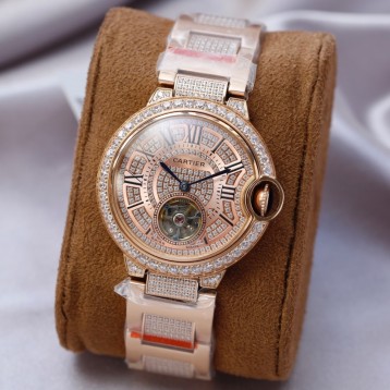CARTIER BallonBleu バロンブルードゥカルティエ サントス-デュモン ウォッチの女性の腕時計