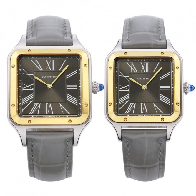 CARTIER SANTOS-DUMONT サントス-デュモン ウォッチの腕時計 カップルスタイル 男女兼用