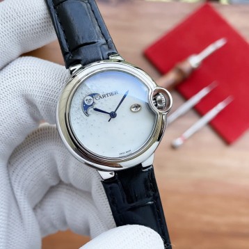CARTIER BallonBleu バロンブルードゥカルティエ サントス-デュモン ウォッチの女性の腕時計