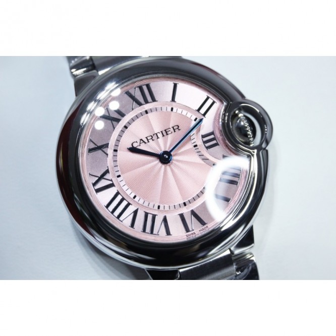 CARTIER BallonBleu バロンブルードゥカルティエ サントス-デュモン ウォッチの女性の腕時計