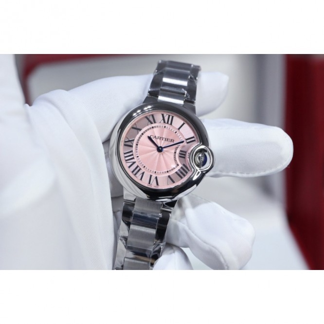 CARTIER BallonBleu バロンブルードゥカルティエ サントス-デュモン ウォッチの女性の腕時計