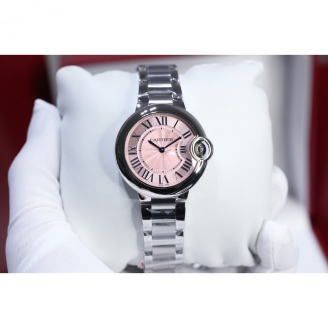 CARTIER BallonBleu バロンブルードゥカルティエ サントス-デュモン ウォッチの女性の腕時計
