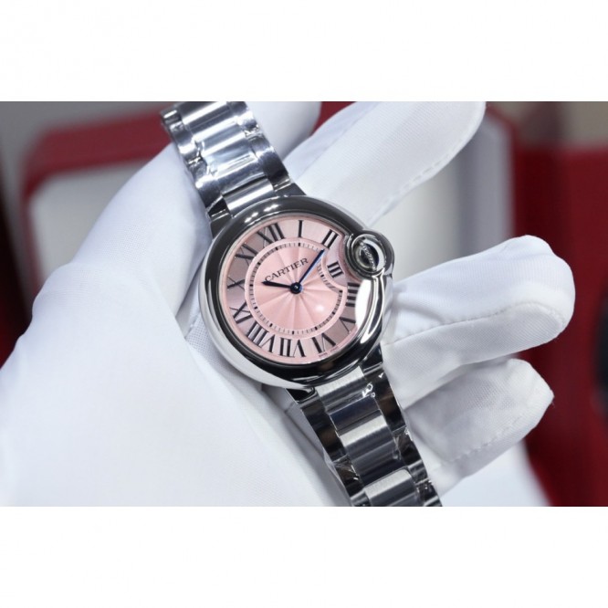 CARTIER BallonBleu バロンブルードゥカルティエ サントス-デュモン ウォッチの女性の腕時計