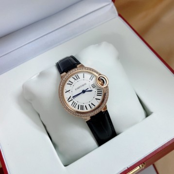 CARTIER BallonBleu バロンブルードゥカルティエ サントス-デュモン ウォッチの女性の腕時計