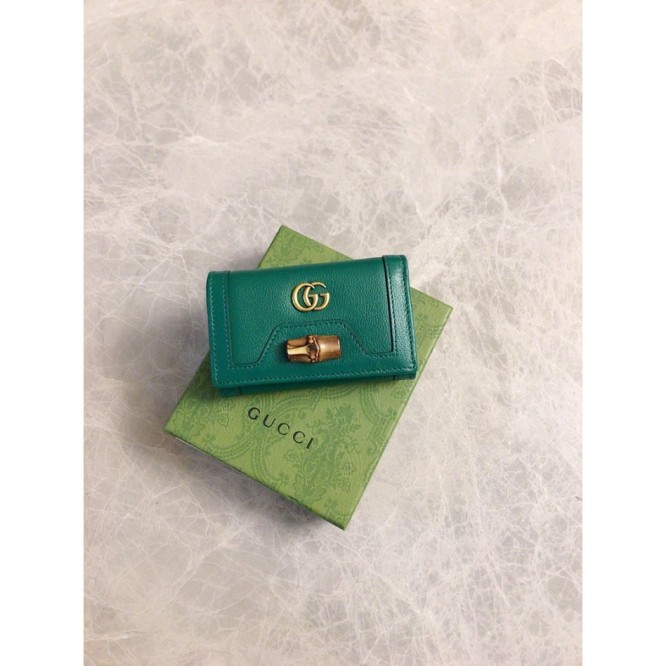 Gucciバンブー付き ミディアム ウォレット ‎658633