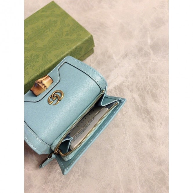 Gucciバンブー付き ミディアム ウォレット ‎658633