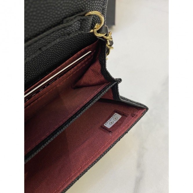 ChaneL・ウォレット 財布 小銭入り Wallet On Chain 大容量 多機能 折財布