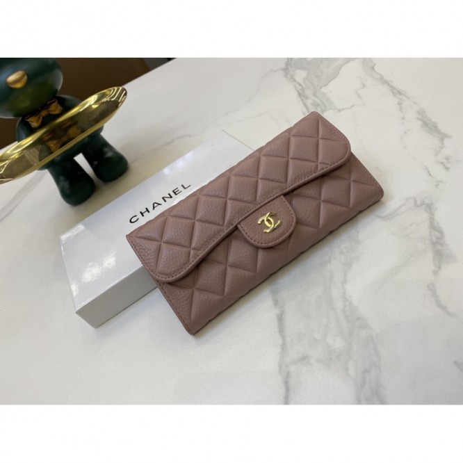 ChaneL・レザー コンチネンタルウォレット 財布 折財布