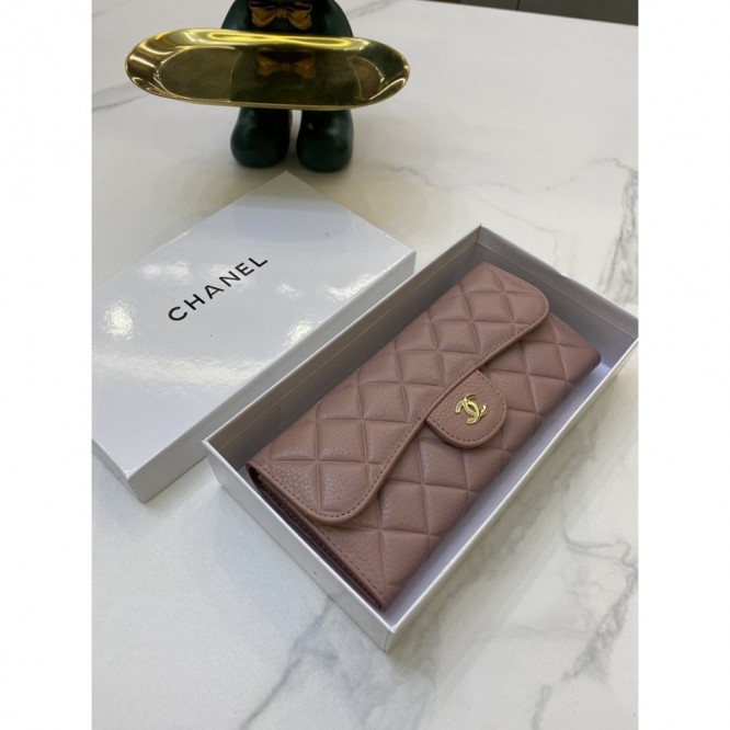 ChaneL・レザー コンチネンタルウォレット 財布 折財布