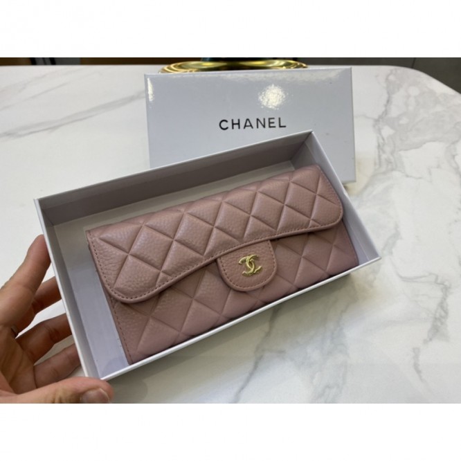 ChaneL・レザー コンチネンタルウォレット 財布 折財布