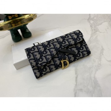 DiOR・レザー コンチネンタルウォレット 財布 折財布 DiOR・レザー コンチネンタルウォレット 財布 折財布