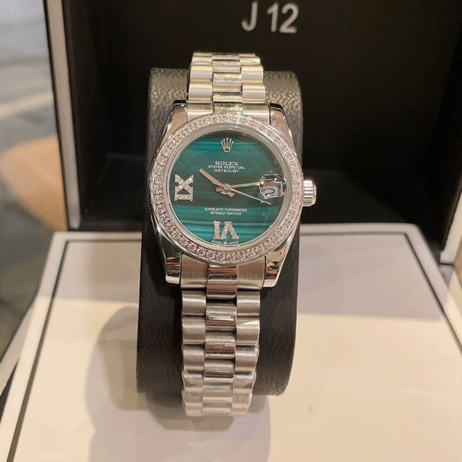 ロレックスデイトジャストシリーズクラシックな女性用ソリッドコア5ビーズスチールベルト