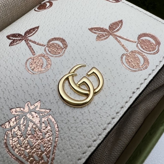 Gucci〔GGマーモント〕ベリー カードケース ウォレット ‎456126