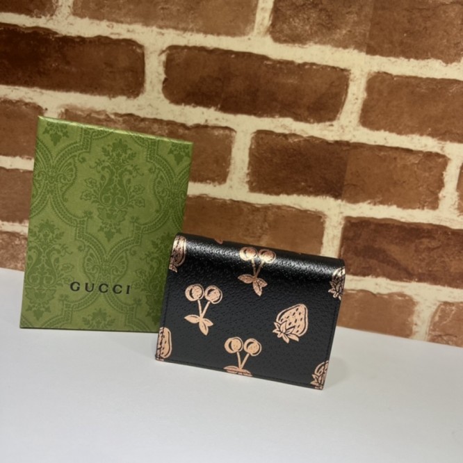 Gucci〔GGマーモント〕ベリー カードケース ウォレット ‎456126