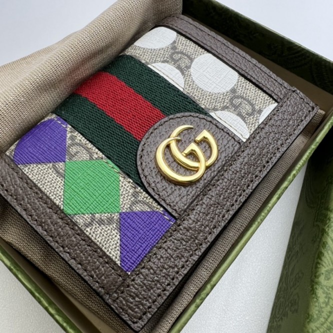 Gucci〔オフィディア〕カードケース ウォレット523155