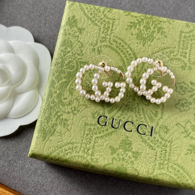 【GUCCIグッチ】ダブルG イヤリング