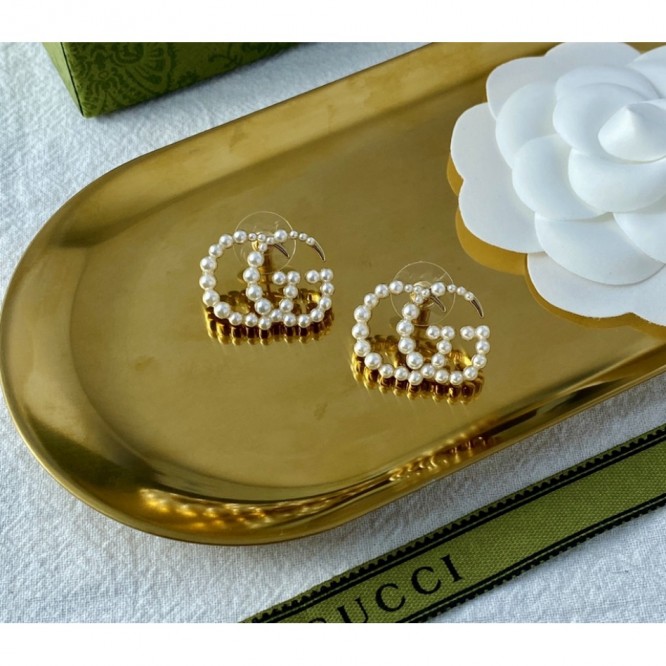 【GUCCIグッチ】ダブルG イヤリング