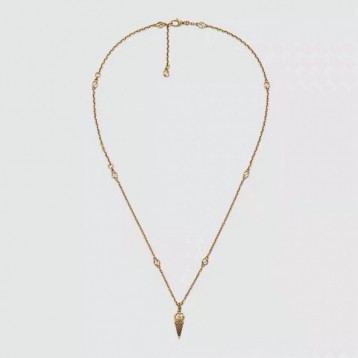 GUCCI インターロッキングG シルバー ネックレス