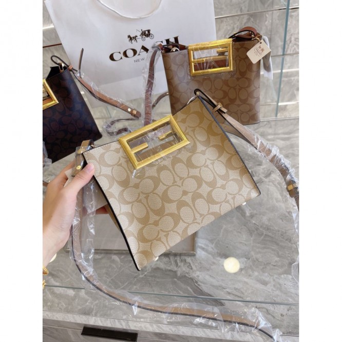 Coachコーチ・最新なクラシック ショルダーバッグ 手提げ袋 肩掛け