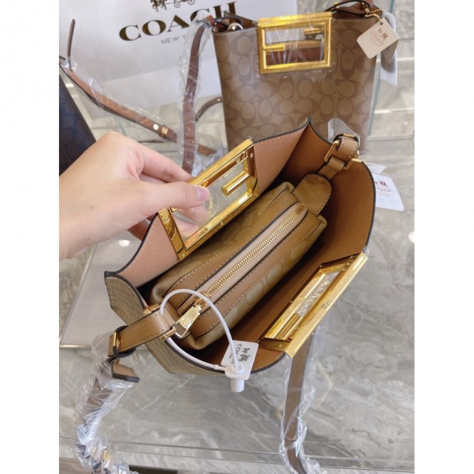 Coachコーチ・最新なクラシック ショルダーバッグ 手提げ袋 肩掛け