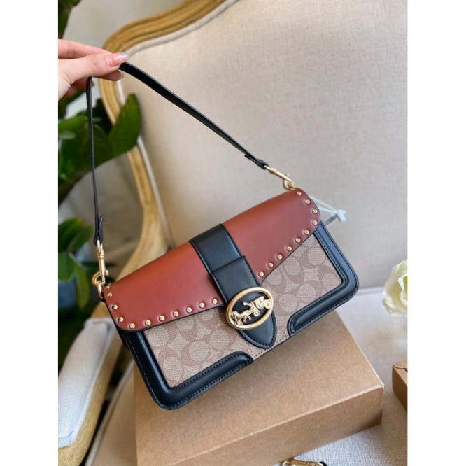 Coachコーチ・最新なクラシック ショルダーバッグ 手提げ袋 肩掛け